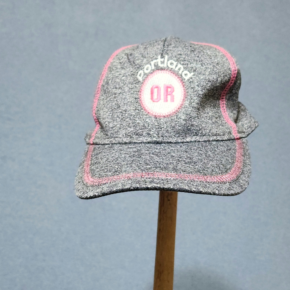 Gray and Pink Portland, Oregon Women's Cap